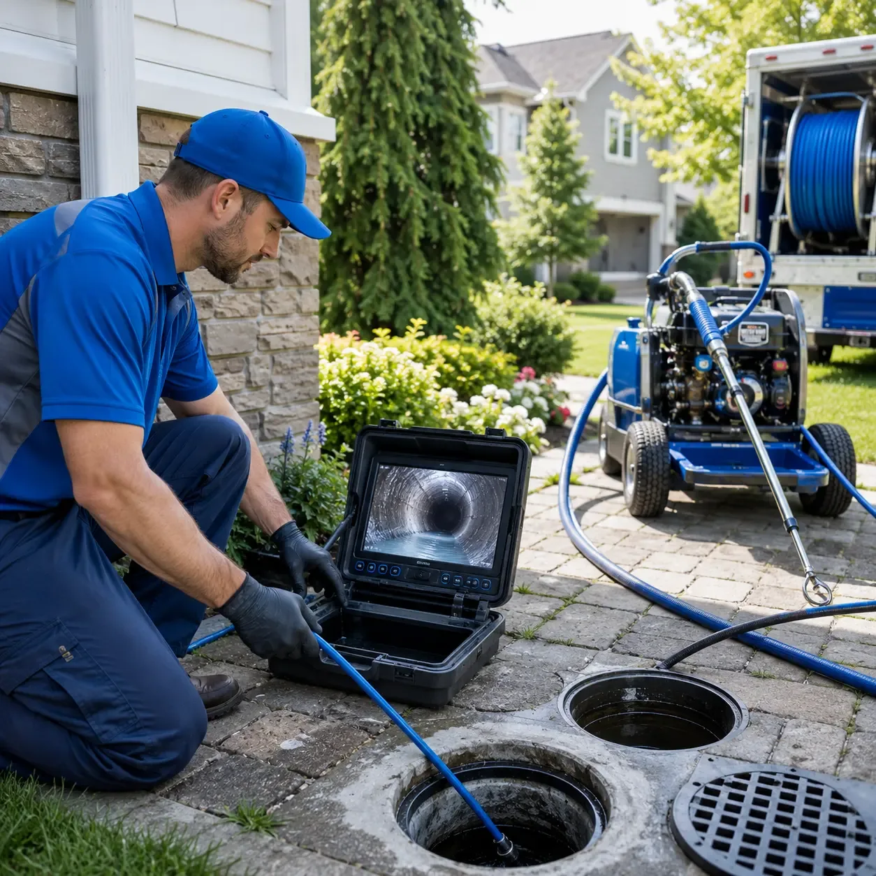 Outdoor drain cleaning professionals serving Hastings, MI