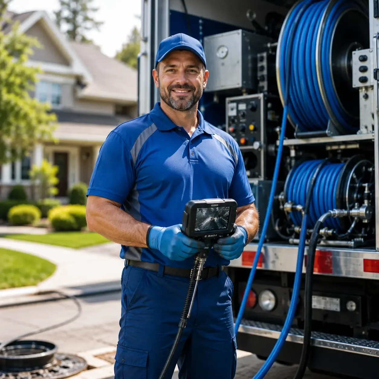 Local outdoor drain cleaning specialists in Hastings, MI